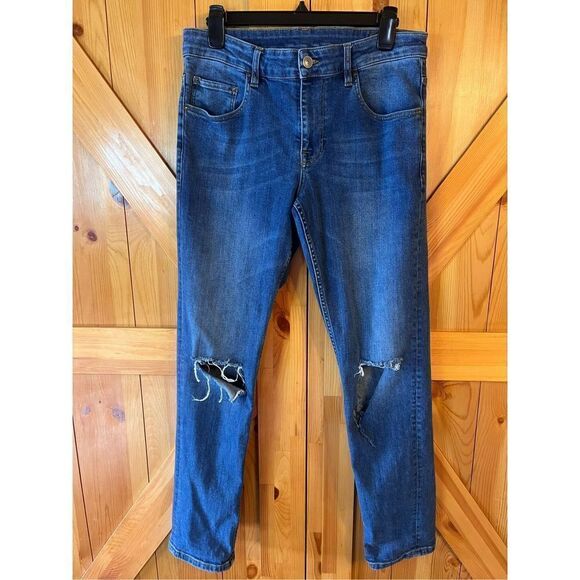 ASOS Denim - Asos Jeans Size 32x32 Womens Skinny Dark Wash Blue Denim (2137)